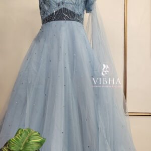 BLUE FULL GOWN